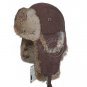 High Quality Mens 100% Real Rabbit Fur Winter Hats With Ear Flaps Outdoor Warm Snow Caps Russian Hat