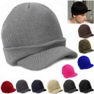 Men Women Knit Baggy  Oversize Winter Hat Ski Slouchy Chic Visors Cap