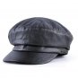 Autumn Winter Leather Newsboy Caps Women Solid Adjustable Flat Hats For Men Fresh Style Fashion Stre