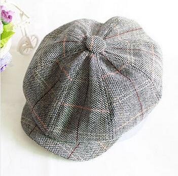 VORON 2017 new bakham male fashion octagonal newsboy cap beret hat autumn and winter female cap