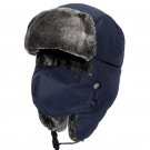 Free Shipping Unisex Winter Women Men Bomber Hats Thicken Balaclava Cotton Fur Ear Flap Warm With Wi