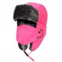 Free Shipping Unisex Winter Women Men Bomber Hats Thicken Balaclava Cotton Fur Ear Flap Warm With Wi