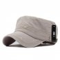 Classic Vintage Flat Top Mens Washed Caps And Hat Adjustable Fitted Thicker Cap Winter Warm Military