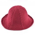 Autumn And Winter Knitted Wool Sun Cap For Men Women foldable Solid Color Floppy Hat Unisex Outdoor 