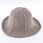 Autumn And Winter Knitted Wool Sun Cap For Men Women foldable Solid Color Floppy Hat Unisex Outdoor