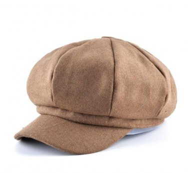 Top Fashion Solid Newsboy Caps Men And Women Warm Polyester Octagonal Hats For Autumn And Winter Uni
