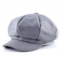 Top Fashion Solid Newsboy Caps Men And Women Warm Polyester Octagonal Hats For Autumn And Winter Uni