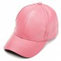 Winter Women PU Leather Baseball Cap Unisex Snapback Outdoor Sport Adjustable Trucker Hats Men Bone 