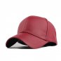New Winter PU Leather Caps Baseball Cap Biker Trucker casquette Snapback Hats For Men Women Hats And