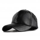 High Quality Faux Leather Cap Winter hat Snapback PU Leather Baseball Cap Men Fitted Hat For Men Wom