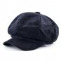 Solid Corduroy Newsboy Caps Men Casual Cotton Octagonal Hat For Women Autumn And Winter Berets Girls