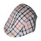 2017 Hot New Unisex Baby hat Classic Plaid Kids Cool Hat Flat Beret Hat Sun Cap Spring winter autumn