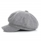 Octagonal Bonnet Cap Autumn Winter Men Women Trilby Berets Painter caps