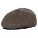 3 Colors Vintage Warm Woolen Men Beret Hat Winter Earflaps Flat Caps Ear Protect Male Berets Boina N