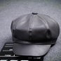 2016 Fashion Cool PU Beret Hat for Men and Women Gorras Planas Vintage Leather Boinas Cap Winter out