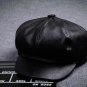 2016 Fashion Cool PU Beret Hat for Men and Women Gorras Planas Vintage Leather Boinas Cap Winter out