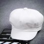 2016 Fashion Cool PU Beret Hat for Men and Women Gorras Planas Vintage Leather Boinas Cap Winter out