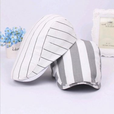 New Unisex Men Women\'s Hat Spring Autumn Winter High-grade Streak Cotton Fashion Beret Baseball Cap