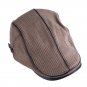 2017 New Men Winter Knitted Wool Thick Warmer Visors Hat Vintage Berets Hats England Style Peaked Ha