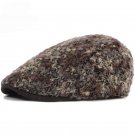 HT1375 High Quality Velvet Beret Caps Men Women Fashion Brand Warm Winter Hat Cap Western Style Flat