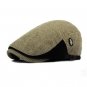 Hat male thickening autumn and winter knitted thin yarn benn beret male outdoor casual solid color f