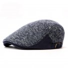HT1328 New Autumn Winter Men Cap Beret Hats British Style Cabbie Gastby Ivy Flat Caps Fashion Patchw