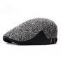 HT1328 New Autumn Winter Men Cap Beret Hats British Style Cabbie Gastby Ivy Flat Caps Fashion Patchw
