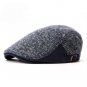 HT1328 New Autumn Winter Men Cap Beret Hats British Style Cabbie Gastby Ivy Flat Caps Fashion Patchw