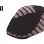 Adjustable Beret Caps Autumn Winter Hats Outdoor Sun Breathable Bone Brim Hat For Women Men Herringb