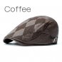 2016 New Autumn Winter Beret Caps Unisex Mens Hats Cotton Striped Beret Hat British Retro Men Women 