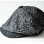 Fashion Octagonal Cap Newsboy Beret Hat Autumn And Winter Hats For Men\'s Popular Design Handsome Pl