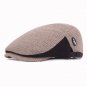 New Color Patchwork Berets Caps For Men Women Casual Winter Caps Four Seasons Cotton Berets Hats Boi
