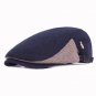 New Color Patchwork Berets Caps For Men Women Casual Winter Caps Four Seasons Cotton Berets Hats Boi