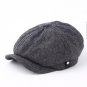 VORON new Octagonal Cap Newsboy Beret Hat Autumn And Winter Hats For Men\'s Coffee Color Handsome Pl