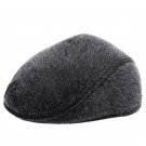 Old Men Ear Cap New Autumn Winter grid Beret Hat Thicken Cap Snapback Solid Stripe Foldable Hats cas