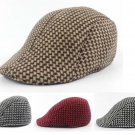 NEW winter unisex wool Peaked Newsboy Beret peaked  Visor Hat Cabbie beret Gatsby Flat Cap winter