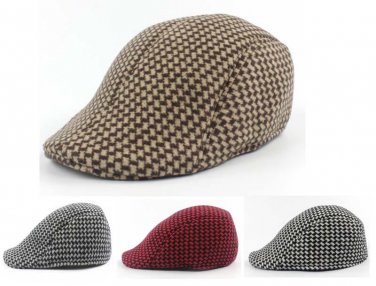 NEW winter unisex wool Peaked Newsboy Beret peaked  Visor Hat Cabbie beret Gatsby Flat Cap winter