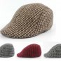 NEW winter unisex wool Peaked Newsboy Beret peaked  Visor Hat Cabbie beret Gatsby Flat Cap winter