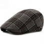 HT1321 New Fashion Autumn Winter Men Visor Cap Hats Women Western Cabbie Gastby Ivy Flat Cap Classic