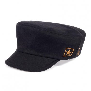 New Brand Tweed Herringbone Cabbie Cap Warm Cotton Winter Beret French Gatsby Caps For Women Men New