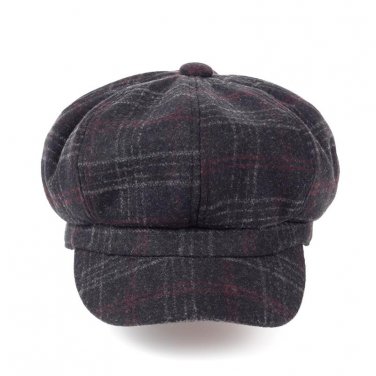 2017 Fashion Octagonal Cap Newsboy Beret Hat Autumn Winter Hats For Men\'s Coffee Color Unisex Cool 