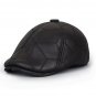 2018 high quality  men\'s berets hats  winter casual warm leather elderly ear protection winter cott