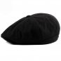 HT1355 Winter Warm Wool Beret Caps Men Women Black Grey Flat Cabbie Driver Ivy Caps High Quality Thi