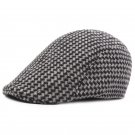 HT976 2017 New Arrivals Elder Man Dad Caps Hats Western Style Gentleman Men Beret Hats Cotton Plaid 