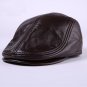 Free Shipping 2016 Winter Genuine Leather Windproof Duckbill Man Cap Cowhide Gorras Ear Protection
