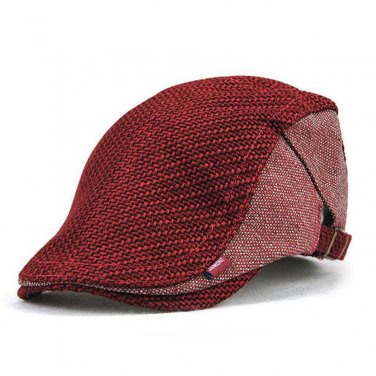 HABANGXIONG 2017 New Solid Flat Beret Hat for Men Winter Outdoor Warm Gorras Planas Cap Boinas Casua