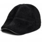 HT1399 New Fashion Men Beret Cap Warm Thick Winter Fur Ear Flap Hat Western Style Male Forward Ivy N