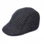 Winter Men Thicken Woolen Grid Plaid Warm Beret Caps gifts for dad Newsboy Tweed Plaid Gatby Painter