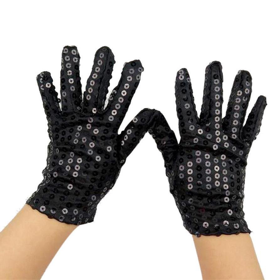 new and high quality Women Men Sequin Show Jazz Dance Performance Actor Gloves Hot On Sale  EY #LYW