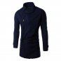 New Fashion 2016 Winter Overcoat Long Men\'s Trench Coat Double Breasted Leisure Long Solid Slim Fit